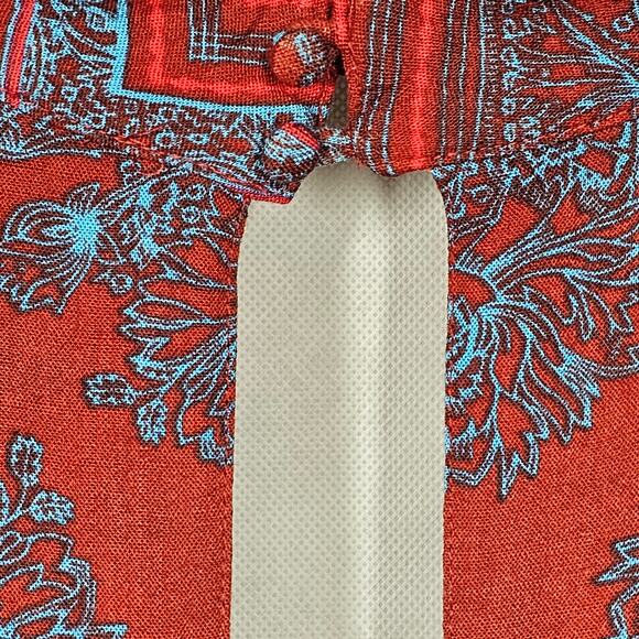 Free People Walking On a Dream Cut-Out Choker Tunic Top Red Size XS - Picture 8 of 10